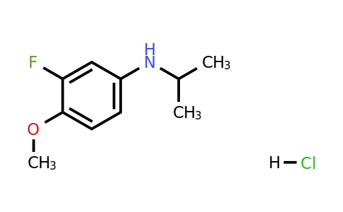 CAS 1240527-32-5 | 3-Fluoro-N-isopropyl-4-methoxyaniline hydrochloride