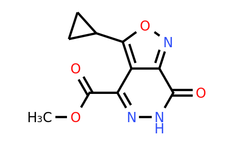 CAS 1240527-42-7 | Methyl 3-cyclopropyl-7-oxo-6H,7H-[1,2]oxazolo[3,4-d]pyridazine-4-carboxylate