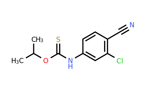 CAS 1240527-46-1 | N-(3-Chloro-4-cyanophenyl)(propan-2-yloxy)carbothioamide