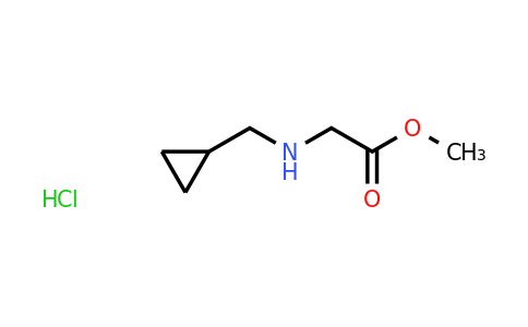 CAS 1240527-69-8 | Methyl 2-[(cyclopropylmethyl)amino]acetate hydrochloride