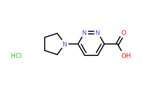 CAS 1240527-98-3 | 6-(Pyrrolidin-1-yl)pyridazine-3-carboxylic acid hydrochloride