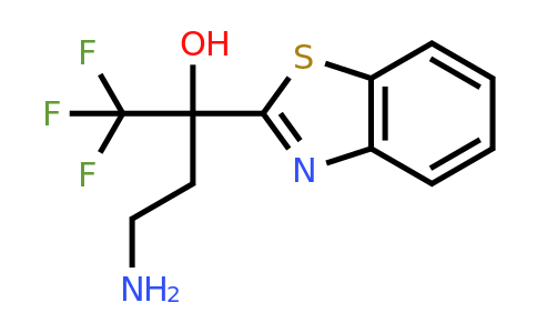 CAS 1240529-04-7 | 4-Amino-2-(1,3-benzothiazol-2-yl)-1,1,1-trifluorobutan-2-ol