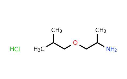 CAS 1240529-05-8 | 1-(2-Methylpropoxy)propan-2-amine hydrochloride