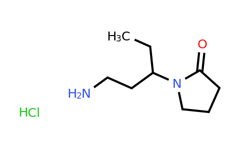 CAS 1240529-18-3 | 1-(1-Aminopentan-3-yl)pyrrolidin-2-one hydrochloride