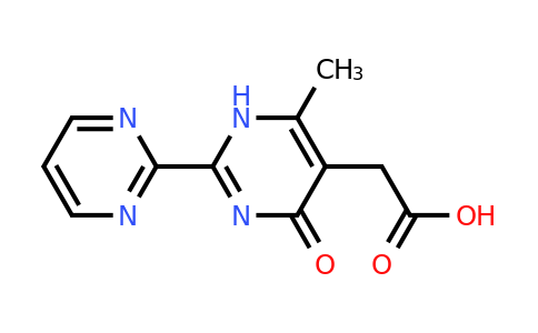 CAS 1240529-49-0 | 2-[6-Methyl-4-oxo-2-(pyrimidin-2-yl)-1,4-dihydropyrimidin-5-yl]acetic acid