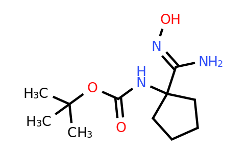 CAS 1240562-52-0 | tert-Butyl N-[1-(N'-hydroxycarbamimidoyl)cyclopentyl]carbamate