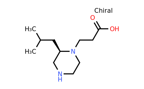 CAS 1240582-18-6 | (R)-3-(2-Isobutylpiperazin-1-YL)propanoic acid