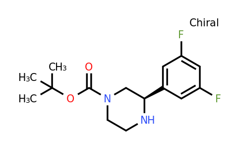 CAS 1240582-40-4 | (R)-3-(3,5-Difluoro-phenyl)-piperazine-1-carboxylic acid tert-butyl ester