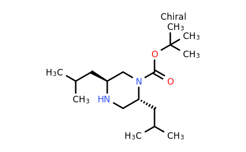 CAS 1240582-43-7 | (2R,5S)-2,5-Diisobutyl-piperazine-1-carboxylic acid tert-butyl ester