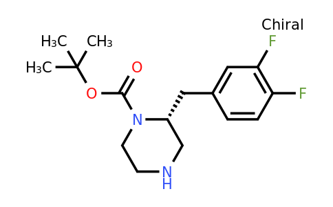 CAS 1240582-61-9 | (R)-2-(3,4-Difluoro-benzyl)-piperazine-1-carboxylic acid tert-butyl ester