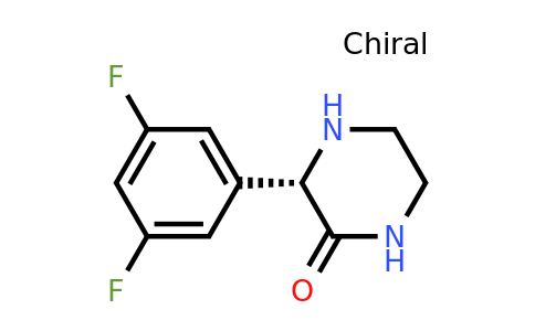 CAS 1240582-89-1 | (S)-3-(3,5-Difluoro-phenyl)-piperazin-2-one