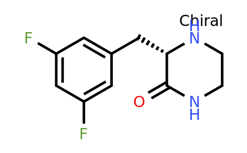CAS 1240582-98-2 | (S)-3-(3,5-Difluoro-benzyl)-piperazin-2-one