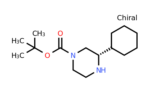 CAS 1240583-01-0 | (S)-3-Cyclohexyl-piperazine-1-carboxylic acid tert-butyl ester