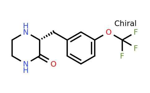 CAS 1240583-10-1 | (R)-3-(3-Trifluoromethoxy-benzyl)-piperazin-2-one