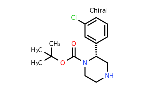 CAS 1240583-25-8 | (R)-2-(3-Chloro-phenyl)-piperazine-1-carboxylic acid tert-butyl ester