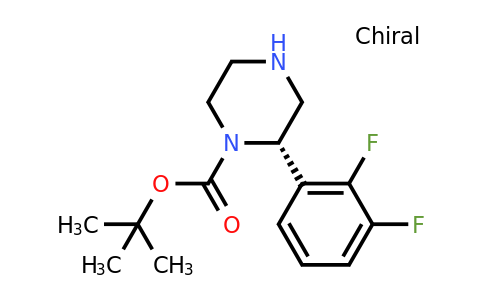 CAS 1240583-36-1 | (S)-2-(2,3-Difluoro-phenyl)-piperazine-1-carboxylic acid tert-butyl ester