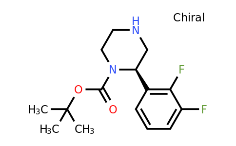 CAS 1240583-68-9 | (R)-2-(2,3-Difluoro-phenyl)-piperazine-1-carboxylic acid tert-butyl ester