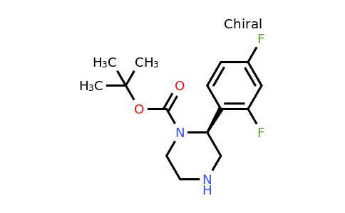 CAS 1240583-71-4 | (S)-2-(2,4-Difluoro-phenyl)-piperazine-1-carboxylic acid tert-butyl ester