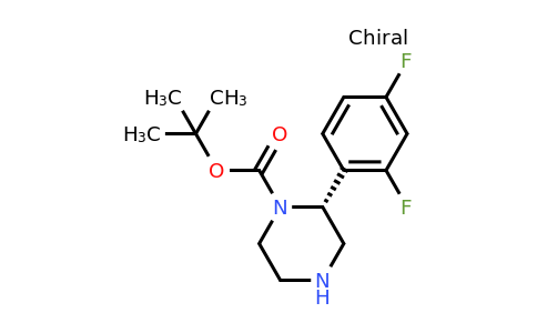 CAS 1240584-45-5 | (R)-2-(2,4-Difluoro-phenyl)-piperazine-1-carboxylic acid tert-butyl ester