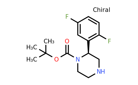 CAS 1240584-55-7 | (S)-2-(2,5-Difluoro-phenyl)-piperazine-1-carboxylic acid tert-butyl ester