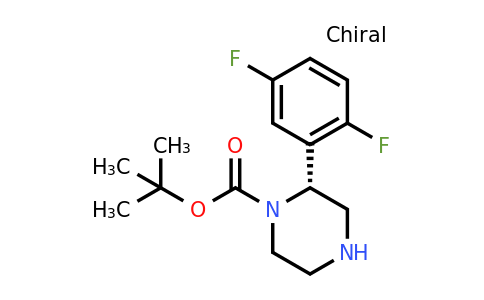 CAS 1240584-67-1 | (R)-2-(2,5-Difluoro-phenyl)-piperazine-1-carboxylic acid tert-butyl ester