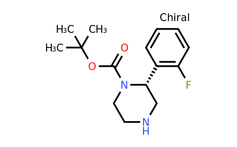 CAS 1240584-69-3 | (R)-2-(2-Fluoro-phenyl)-piperazine-1-carboxylic acid tert-butyl ester