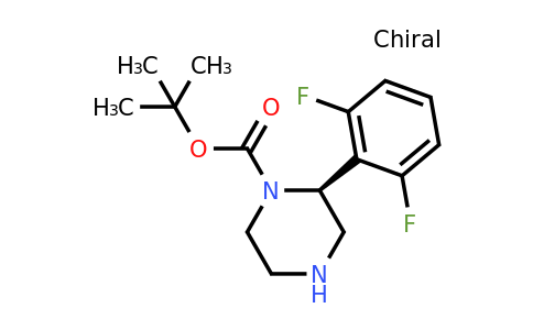 CAS 1240584-86-4 | (S)-2-(2,6-Difluoro-phenyl)-piperazine-1-carboxylic acid tert-butyl ester