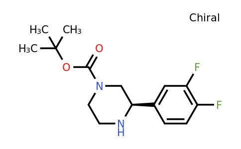 CAS 1240584-96-6 | (R)-3-(3,4-Difluoro-phenyl)-piperazine-1-carboxylic acid tert-butyl ester