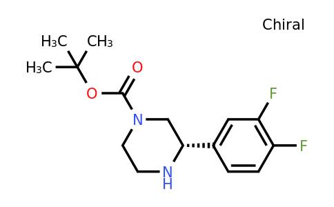 CAS 1240585-03-8 | (S)-3-(3,4-Difluoro-phenyl)-piperazine-1-carboxylic acid tert-butyl ester