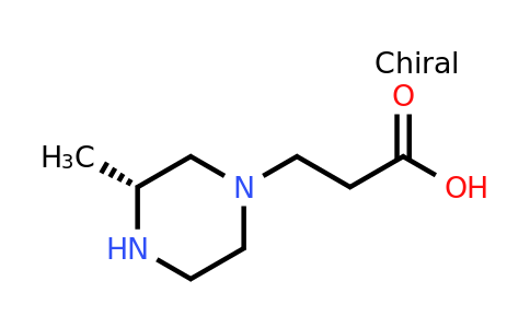 CAS 1240585-07-2 | (R)-3-(3-Methylpiperazin-1-YL)propanoic acid