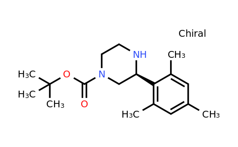 CAS 1240585-25-4 | (S)-3-(2,4,6-Trimethyl-phenyl)-piperazine-1-carboxylic acid tert-butyl ester