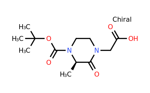 CAS 1240585-32-3 | (R)-4-Carboxymethyl-2-methyl-3-oxo-piperazine-1-carboxylic acid tert-butyl ester