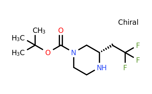 CAS 1240585-46-9 | (S)-3-(2,2,2-Trifluoro-ethyl)-piperazine-1-carboxylic acid tert-butyl ester