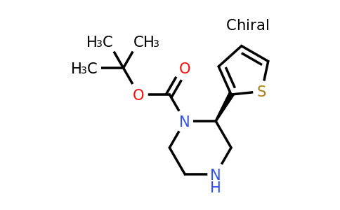 CAS 1240585-53-8 | (R)-2-Thiophen-2-YL-piperazine-1-carboxylic acid tert-butyl ester