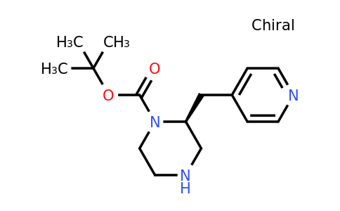 CAS 1240585-55-0 | (S)-2-Pyridin-4-ylmethyl-piperazine-1-carboxylic acid tert-butyl ester