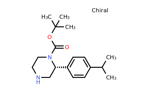CAS 1240585-76-5 | (R)-2-(4-Isopropyl-phenyl)-piperazine-1-carboxylic acid tert-butyl ester