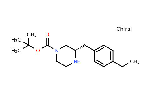 CAS 1240585-82-3 | (S)-3-(4-Ethyl-benzyl)-piperazine-1-carboxylic acid tert-butyl ester