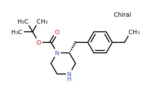 CAS 1240585-86-7 | (R)-2-(4-Ethyl-benzyl)-piperazine-1-carboxylic acid tert-butyl ester