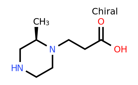 CAS 1240585-89-0 | (R)-3-(2-Methylpiperazin-1-YL)propanoic acid