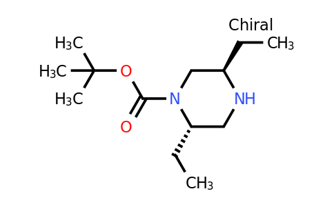 CAS 1240585-94-7 | (2S,5R)-2,5-Diethyl-piperazine-1-carboxylic acid tert-butyl ester