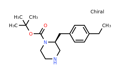 CAS 1240585-96-9 | (S)-2-(4-Ethyl-benzyl)-piperazine-1-carboxylic acid tert-butyl ester