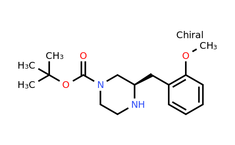 CAS 1240586-03-1 | (R)-3-(2-Methoxy-benzyl)-piperazine-1-carboxylic acid tert-butyl ester