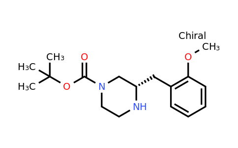 CAS 1240586-12-2 | (S)-3-(2-Methoxy-benzyl)-piperazine-1-carboxylic acid tert-butyl ester