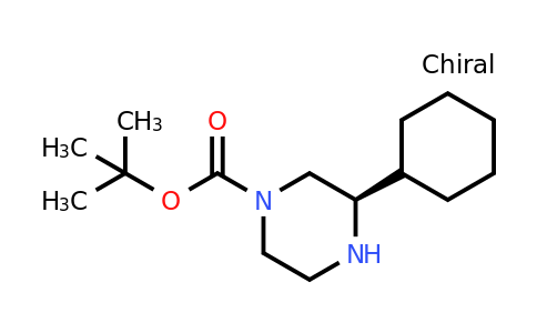 CAS 1240586-27-9 | (R)-3-Cyclohexyl-piperazine-1-carboxylic acid tert-butyl ester