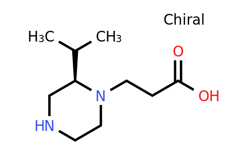 CAS 1240586-33-7 | (R)-3-(2-Isopropylpiperazin-1-YL)propanoic acid