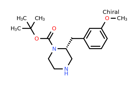 CAS 1240586-51-9 | (R)-2-(3-Methoxy-benzyl)-piperazine-1-carboxylic acid tert-butyl ester