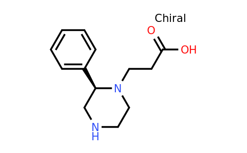 CAS 1240586-66-6 | (R)-3-(2-Phenylpiperazin-1-YL)propanoic acid