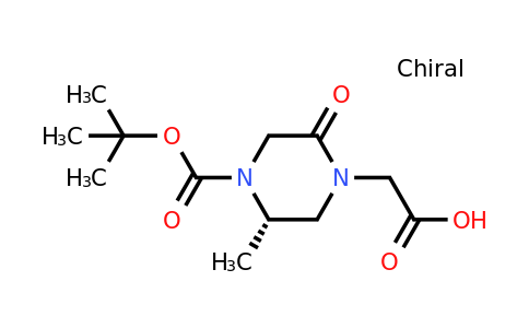 CAS 1240586-70-2 | (S)-4-Carboxymethyl-2-methyl-5-oxo-piperazine-1-carboxylic acid tert-butyl ester
