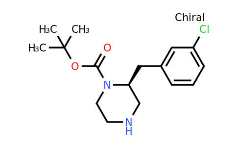 CAS 1240586-80-4 | (S)-2-(3-Chloro-benzyl)-piperazine-1-carboxylic acid tert-butyl ester