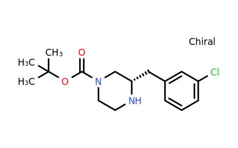 CAS 1240586-82-6 | (S)-3-(3-Chloro-benzyl)-piperazine-1-carboxylic acid tert-butyl ester